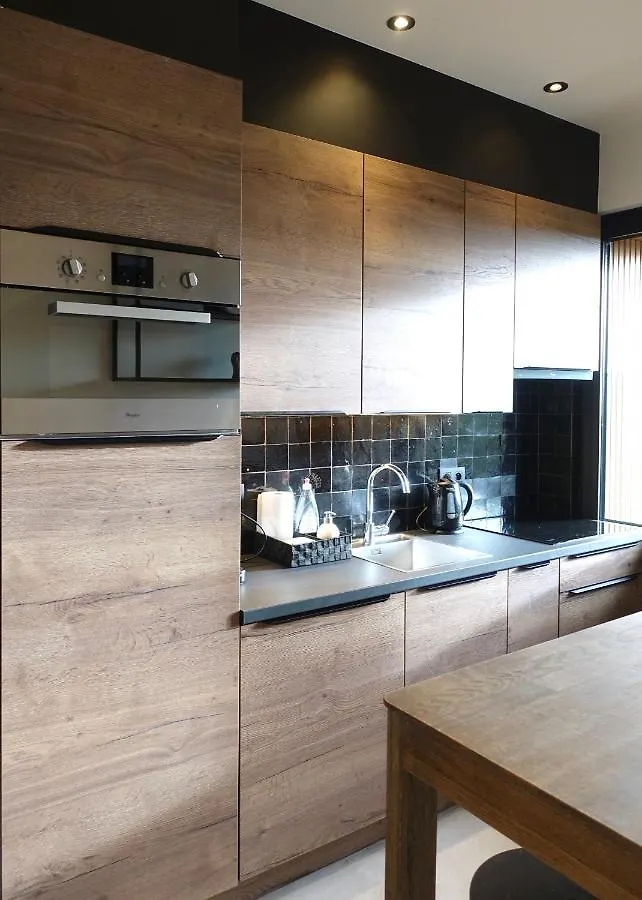 3 Room Luxury Design Apartment With Airconditioning, Close To Gent St-Pieters Station 0*, גנט